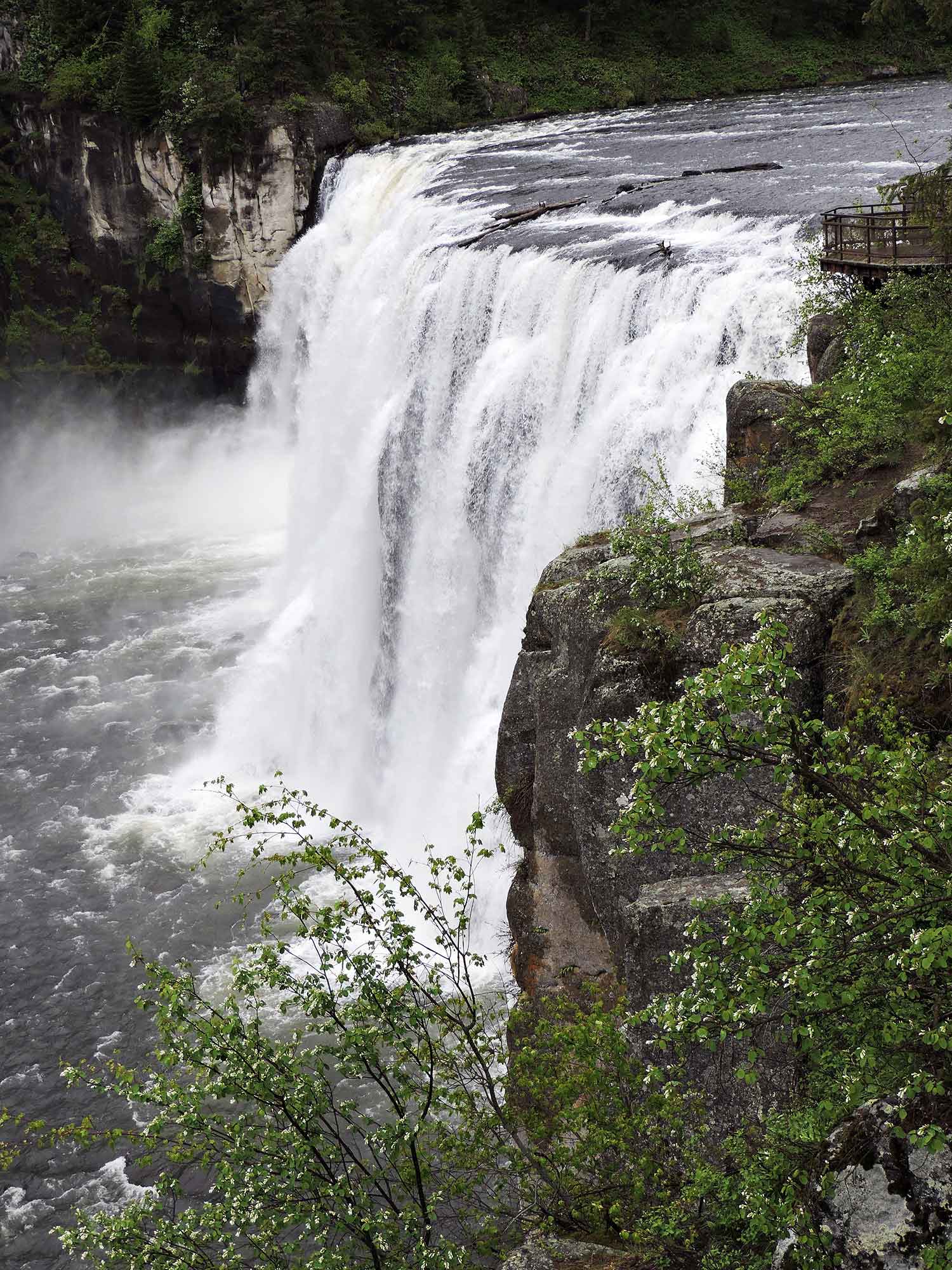 Mesa Falls quick getaway from West Yellowstone