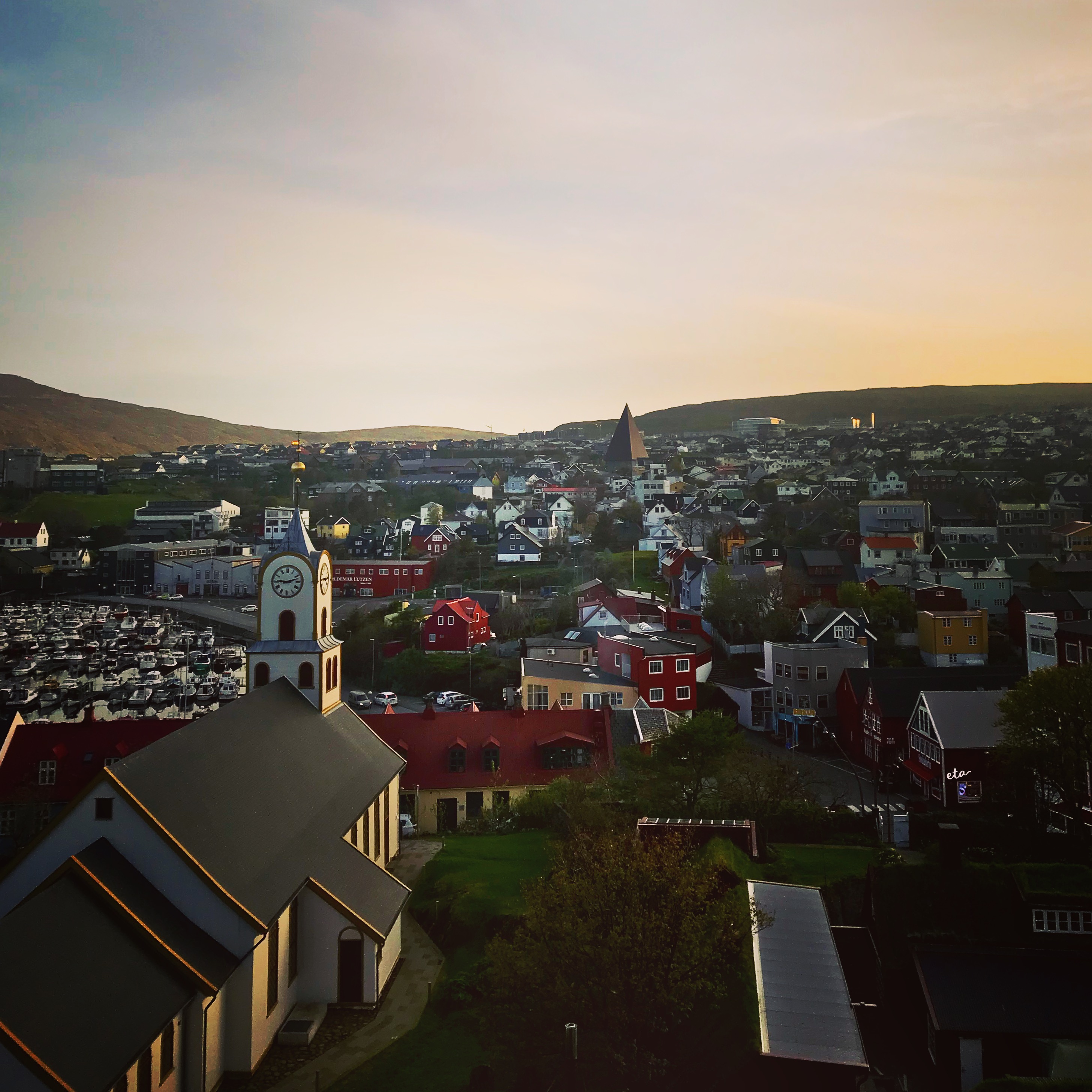 Torshavn sunset