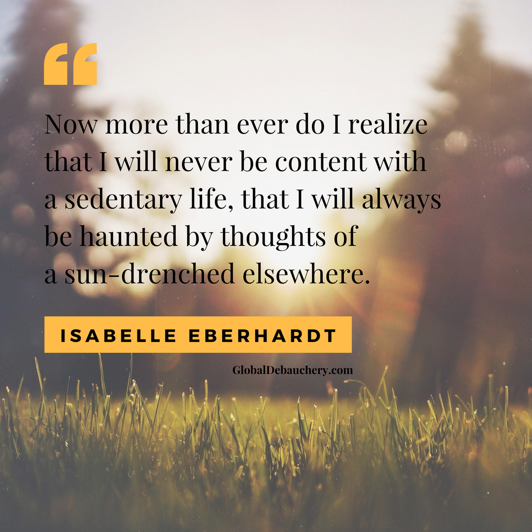 Isabelle Eberhardt quote
