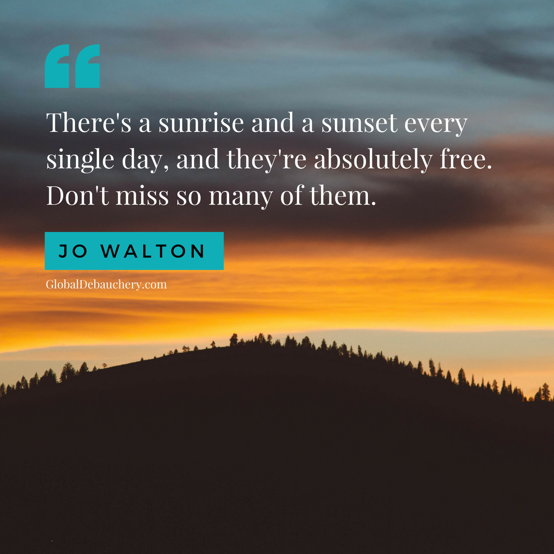 Jo Walton travel quote