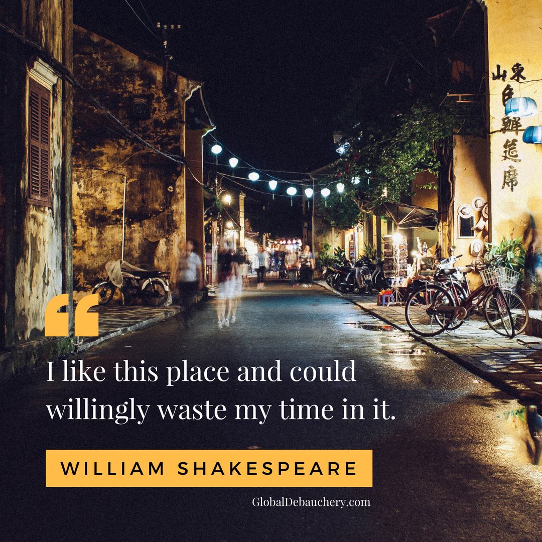 William Shakespeare travel quote
