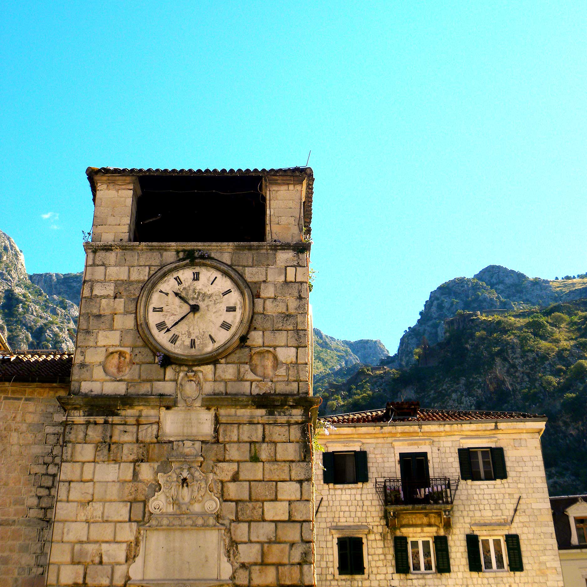 Kotor, Montenegro clock tower