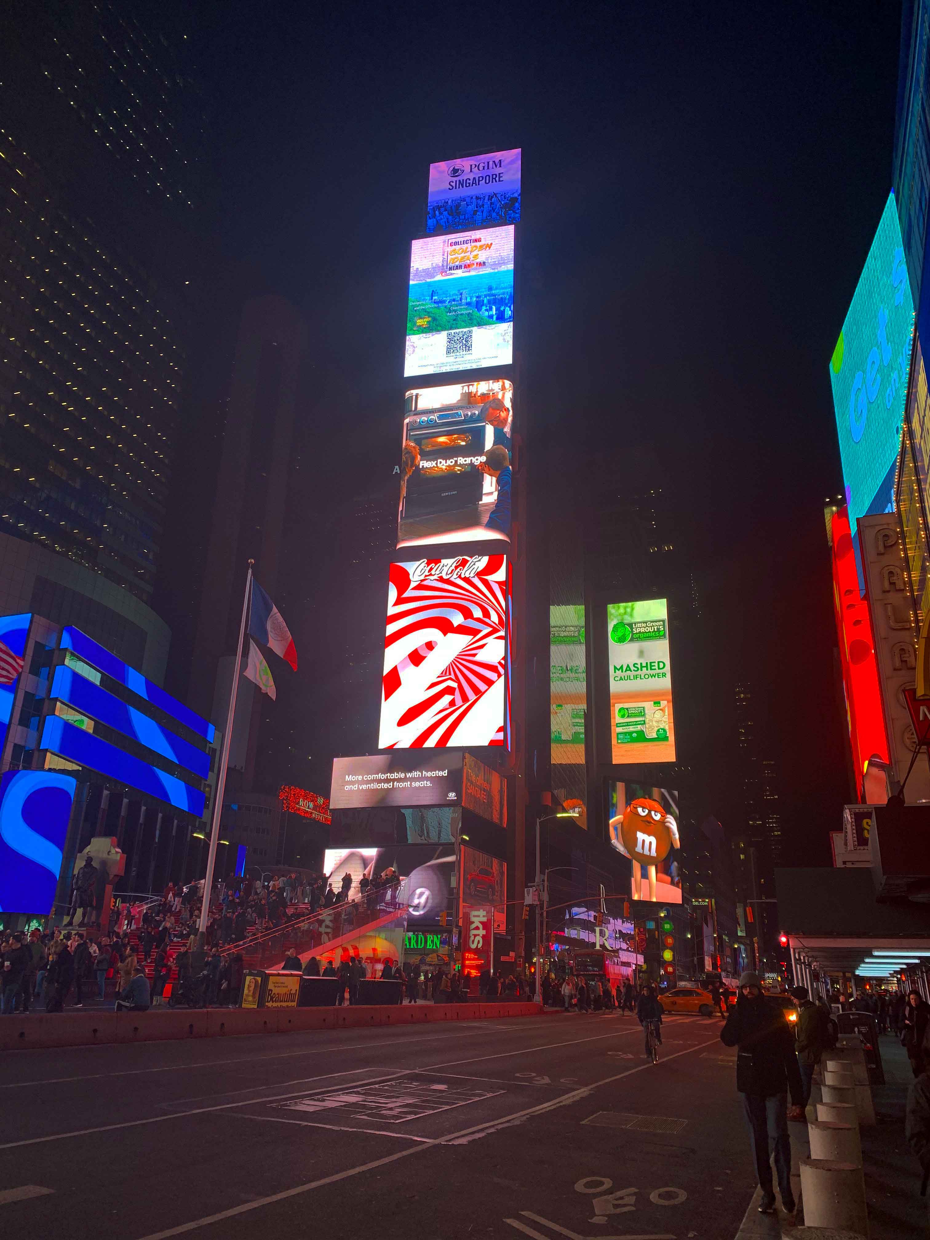 Times Square at night
