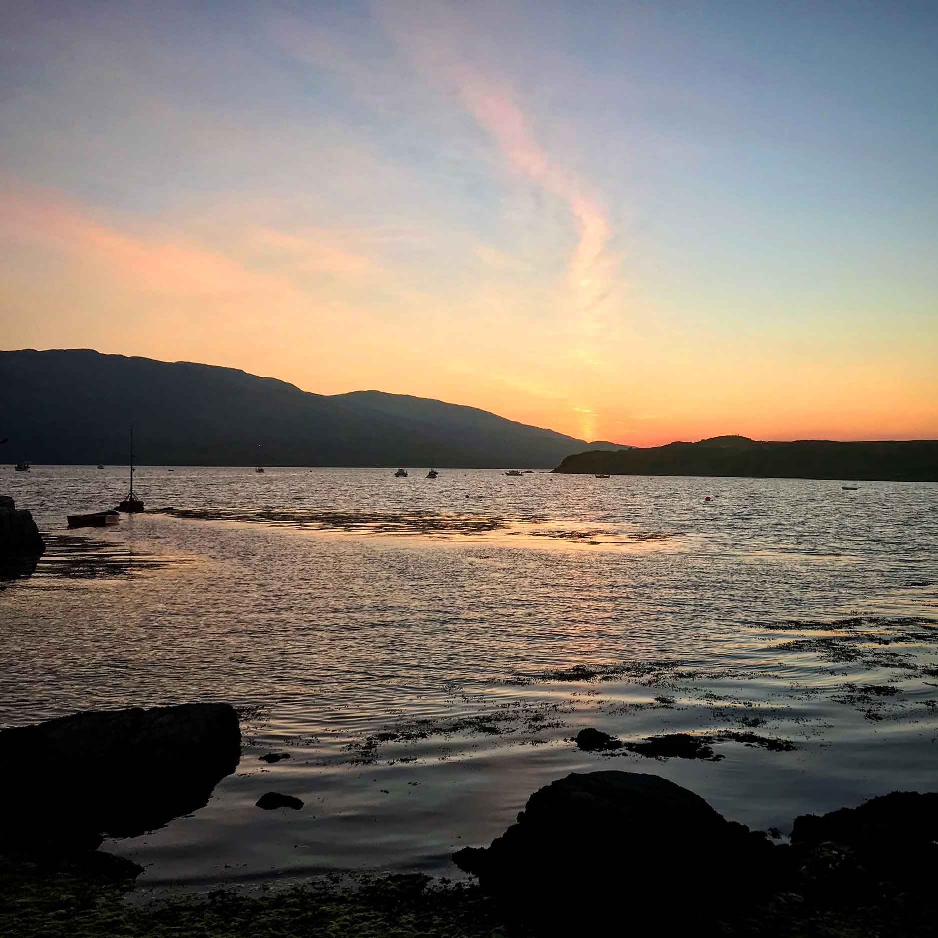 isle of skye sunrise in scotland