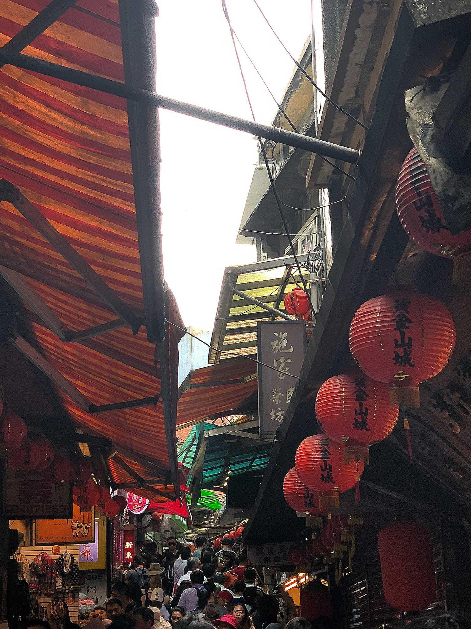 Jiufen Market in Taiwan