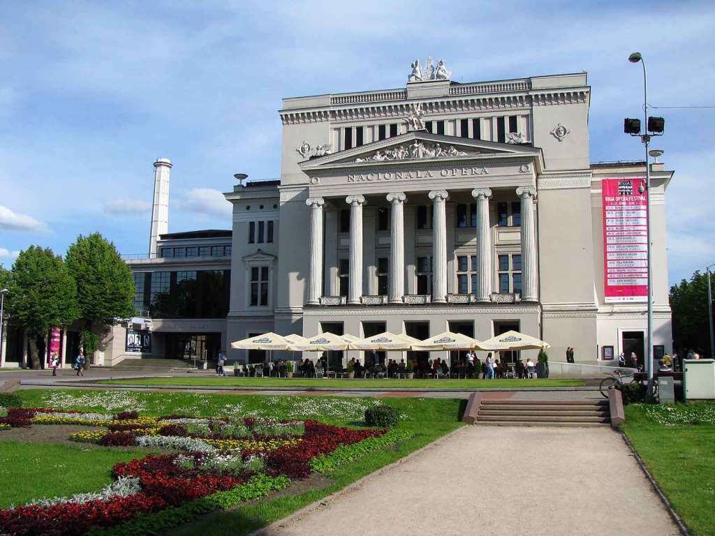 The National Opera in Riga, Latvia