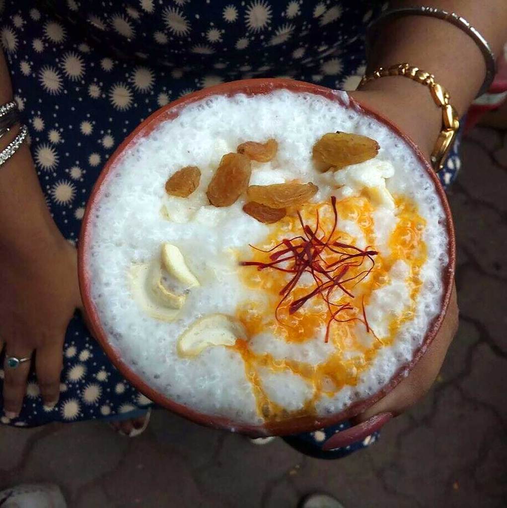 Pretty lassi cocktail