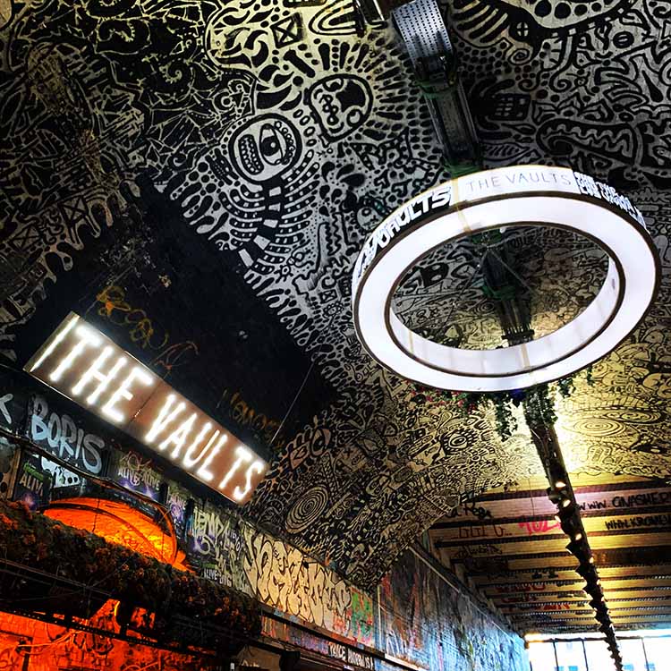 The Vaults at Leake Street in London - things to do in london for free