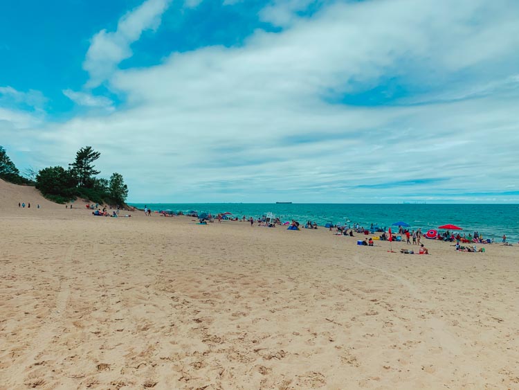 Indiana Dunes National Park beach