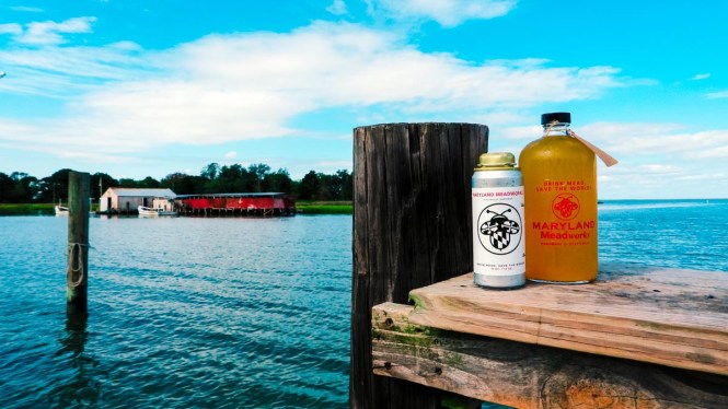 Maryland Meadworks on a pier hero