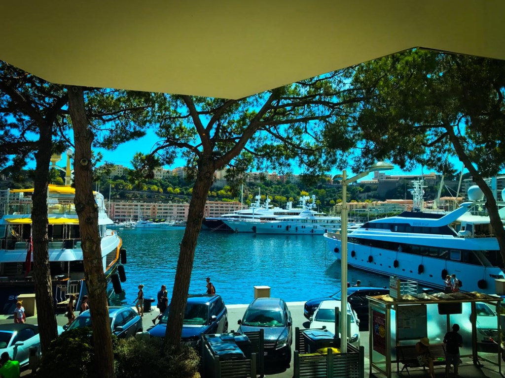 View from our hotel room in Monte Carlo