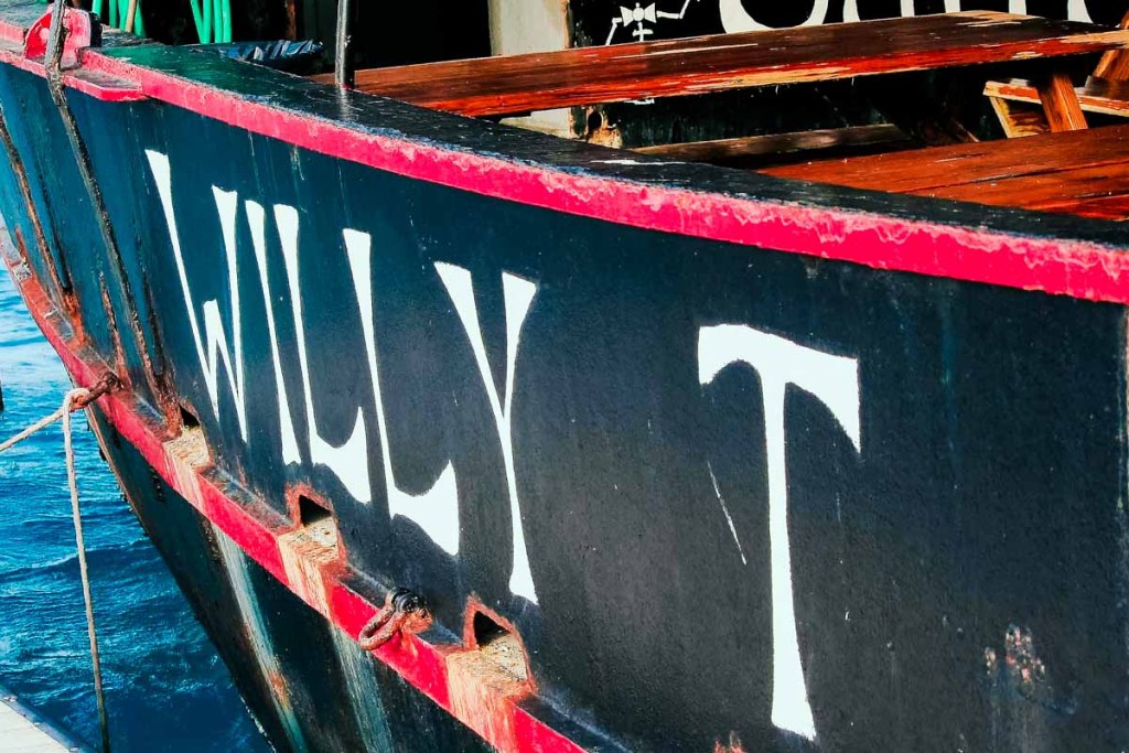 Willy T's on Norman's Island, BVI