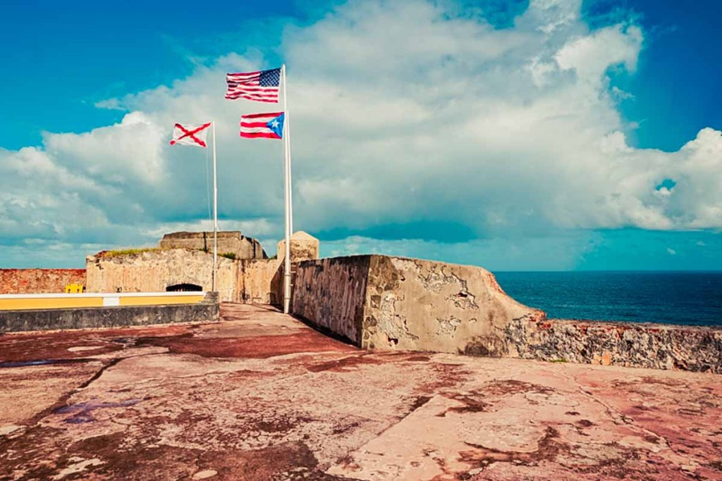 Oceanfront fort in Puerto Rico