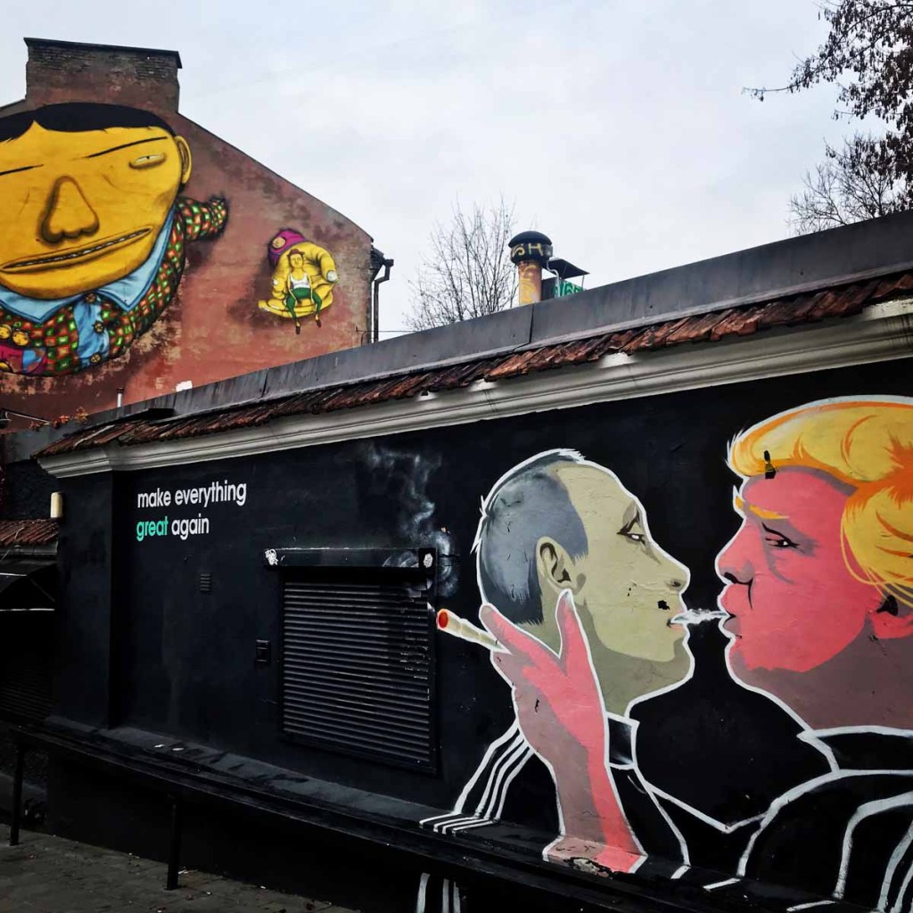 Make Everything Great Again mural in Vilnius, Lithuania