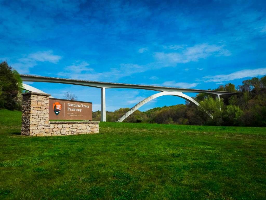 Natchez Trace Parkway bridge, one of many awesome things to do around Franklin, TN