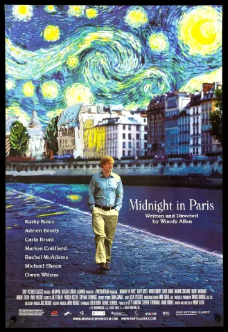 midnight in paris movie poster