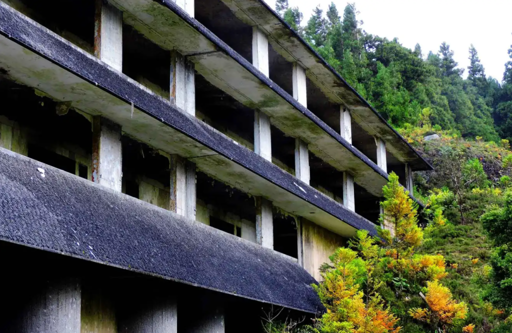 Hotel Monte Palace facade in Sao Miguel