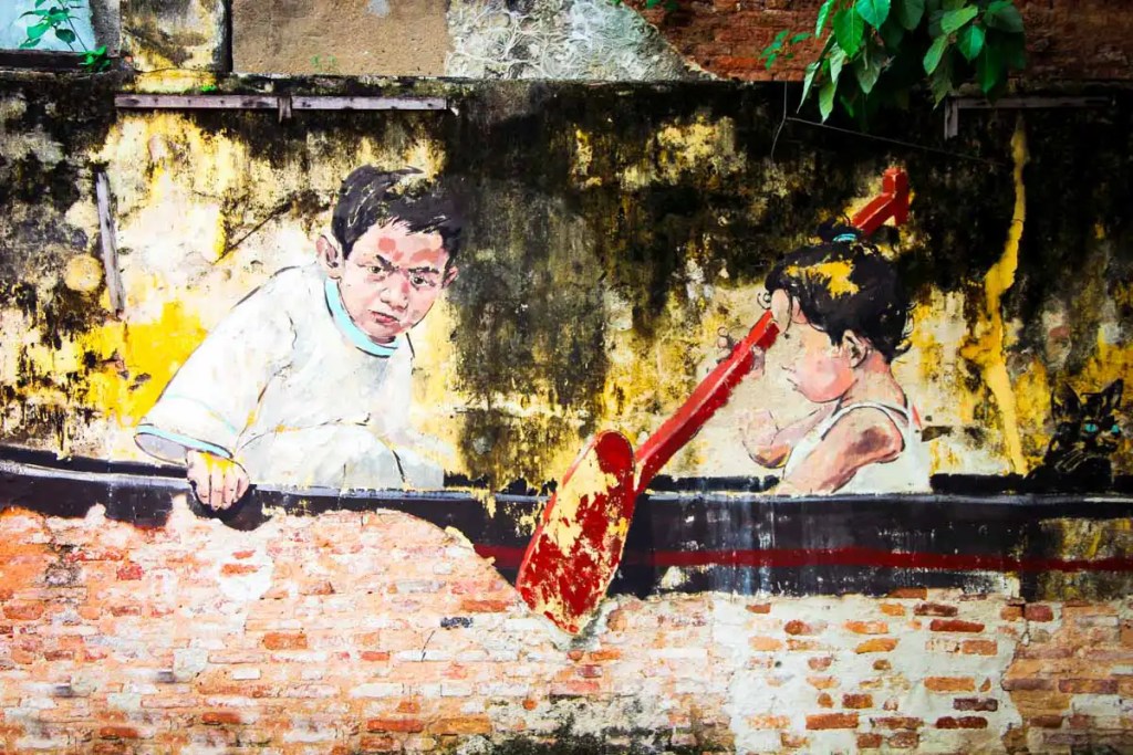 Penang street art Hin Bus Depot