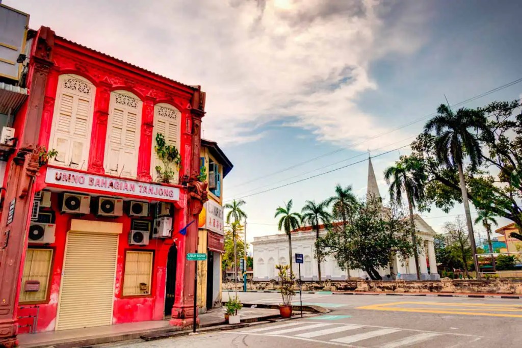 Morning in downtown