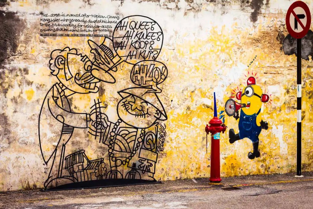 Urban Xchange mural in Malaysia